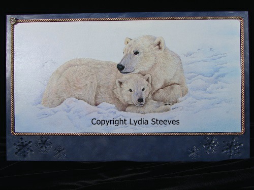Polar Bear Mama and Cub CP e-Packet